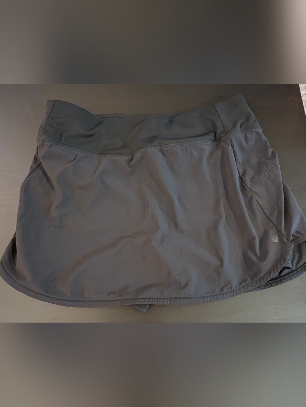 Rhoback Women’s Black Athletic Golf Tennis Skort Built In Shorts Size L